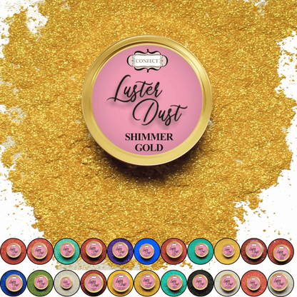 Shimmer Gold | Edible Luster Dust 5 Gms