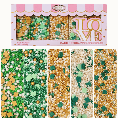 St. Patrick's Sprinkles Multipack 9 - 140 gms