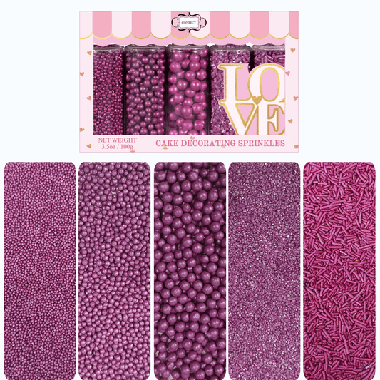 Sprinkles for Cakes & Cupcakes Decoration | USP-2(Mauve)