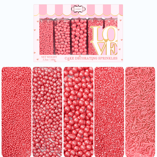 Sprinkles for Cakes & Cupcakes Decoration | USP-5(Rose Pink)