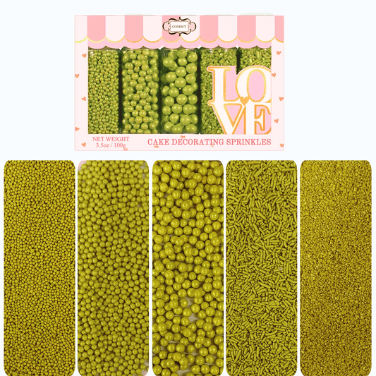 Sprinkles for Cakes & Cupcakes Decoration | USP-13(Lime Green)