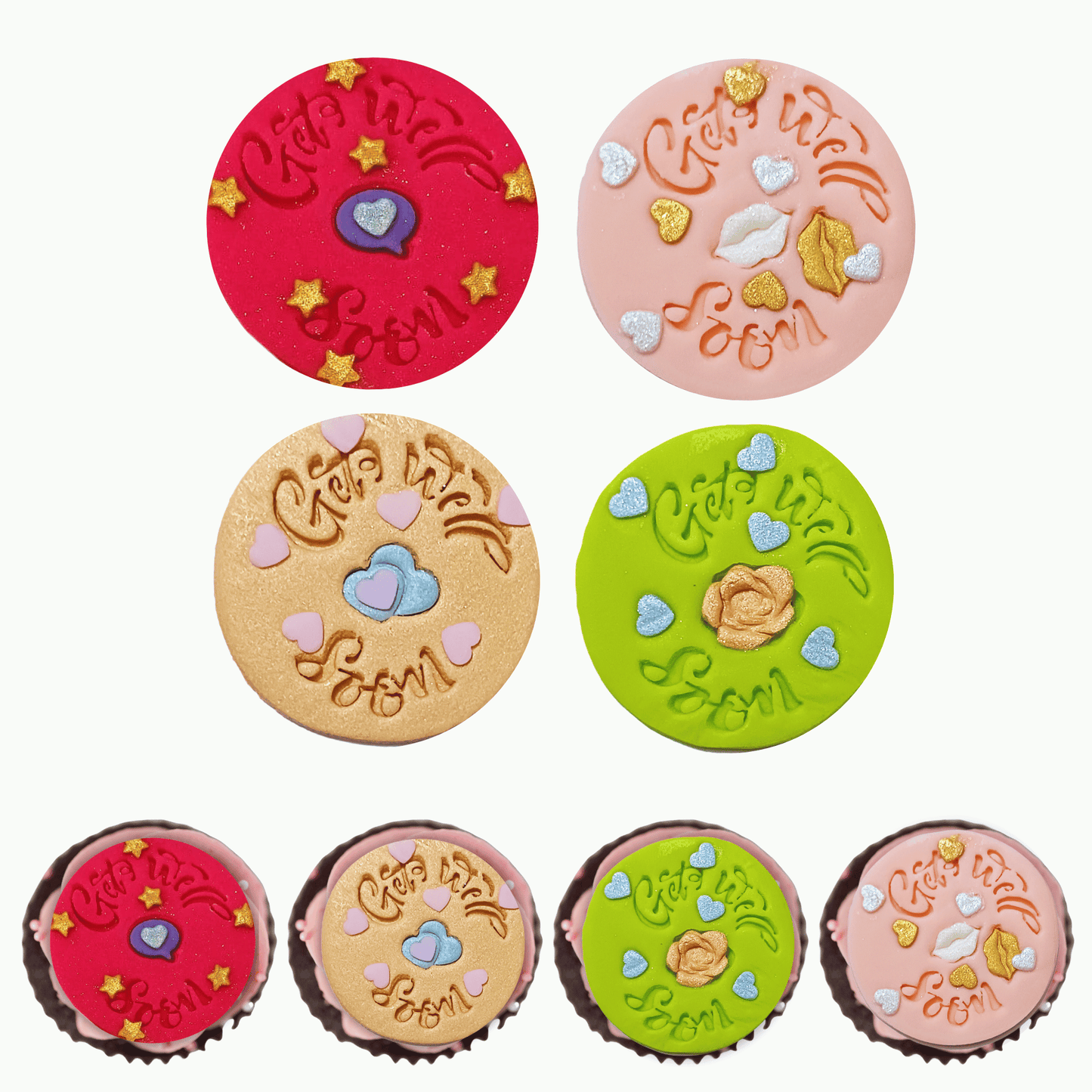 Confect Celebration Toppers for Cakes & Cupcakes | | Cake Decorations Supplies -100Gms (CT-03)