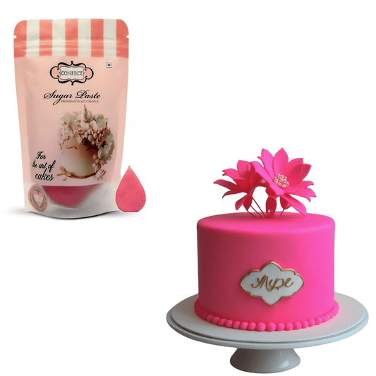 Confect Neon Pink Sugarpaste 250 Gms