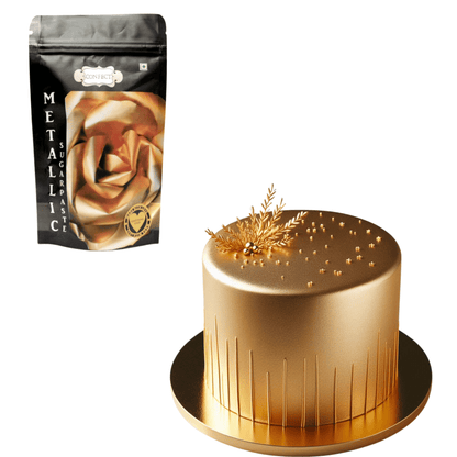 Confect Glistening Gold Sugar Paste 900 Gms