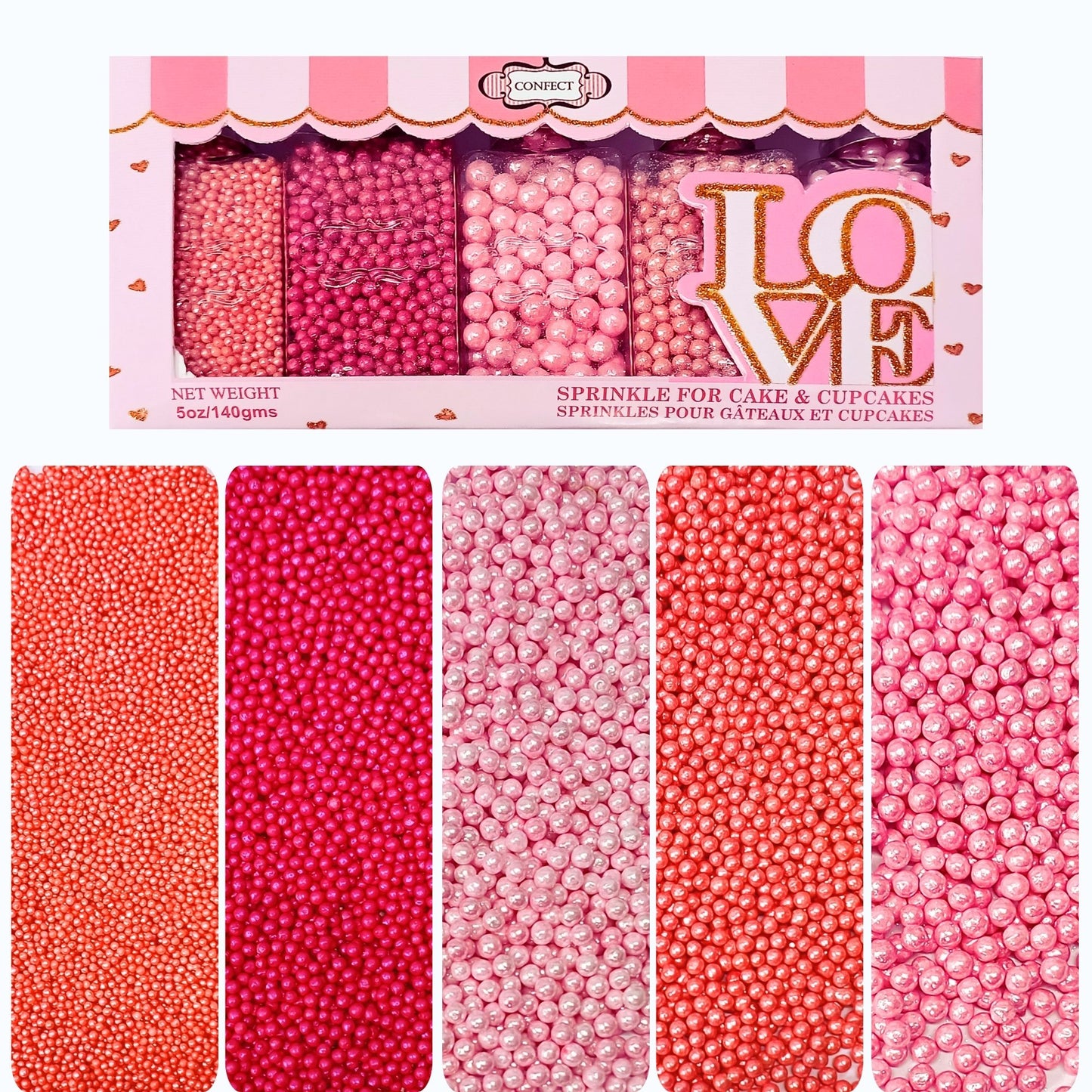 Valentine Sprinkles VS Multipack 01 - 100 gms