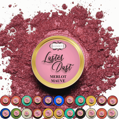 Confect Merlot Mauve Luster Dust 5 Gms