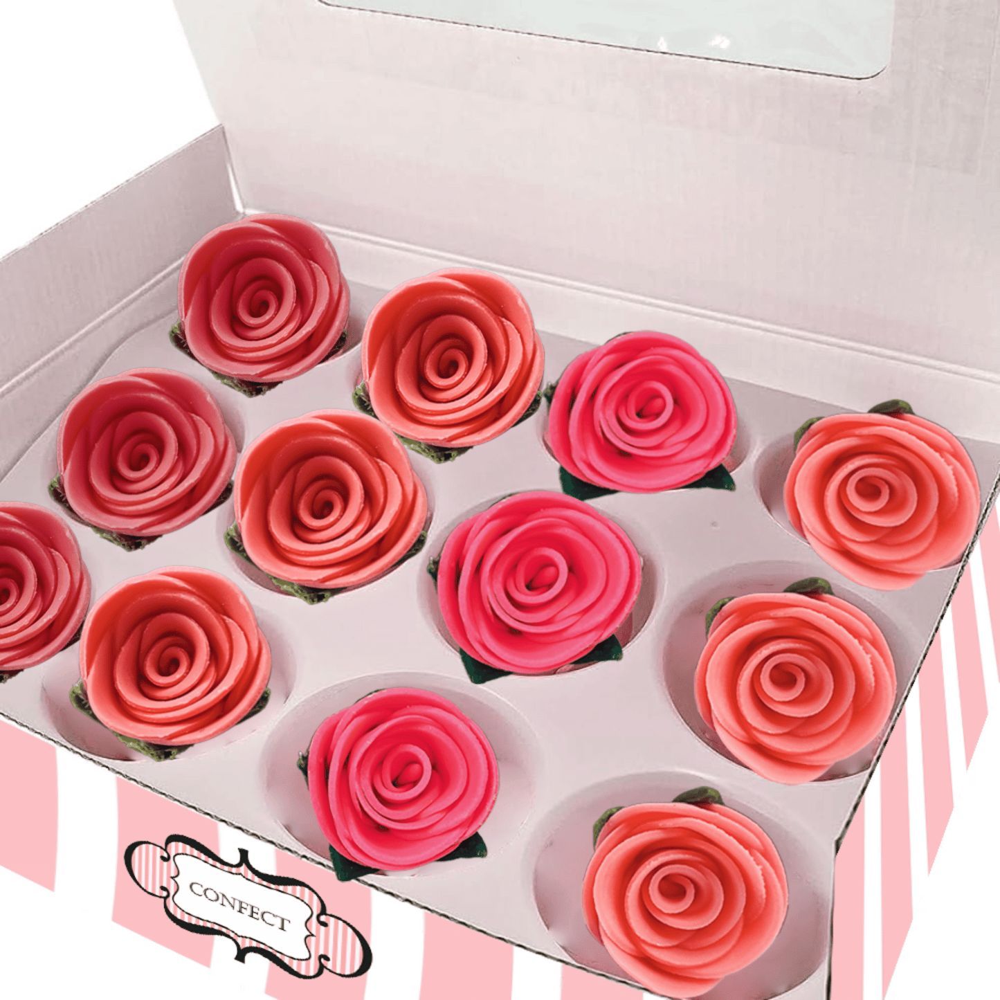 Ombre- 1 | Edible Sugar Roses Topper