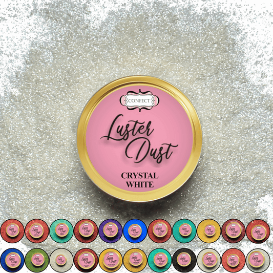 Confect Crystal White Luster Dust 5 Gms