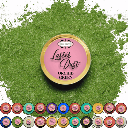 Orchid Green | Edible Luster Dust 5 Gms