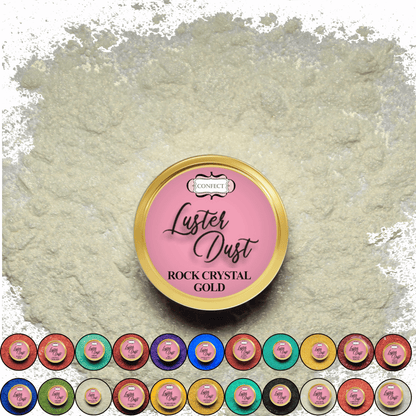 Rock Crystal Gold | Edible Luster Dust 5 Gms