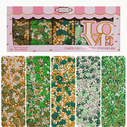 St. Patrick's Sprinkles Multipack 3 - 140 gms