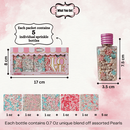 Valentine Sprinkles VS Multipack 17 - 100 gms