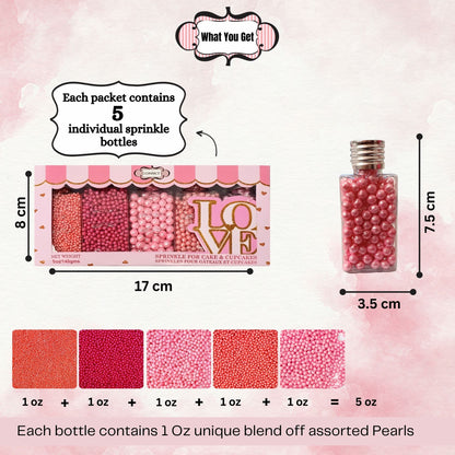 Valentine Sprinkles VS Multipack 01 - 100 gms