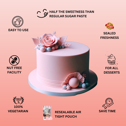 Blush Pink Fondant | Edible Sugarpaste 1 Kg