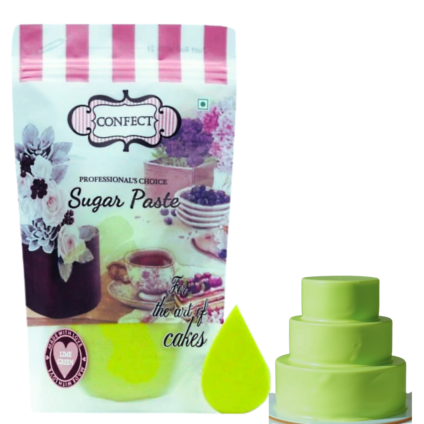 Lime Green Fondant | Edible Sugarpaste 1 Kg