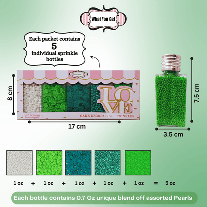 St. Patrick's Sprinkles PS Multipack 5 - 140 gms