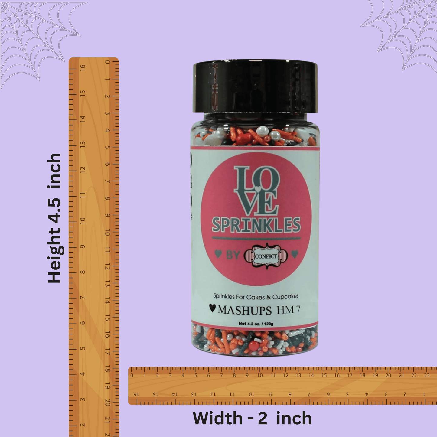 Halloween Sprinkles Mashup HM 6 120 gms