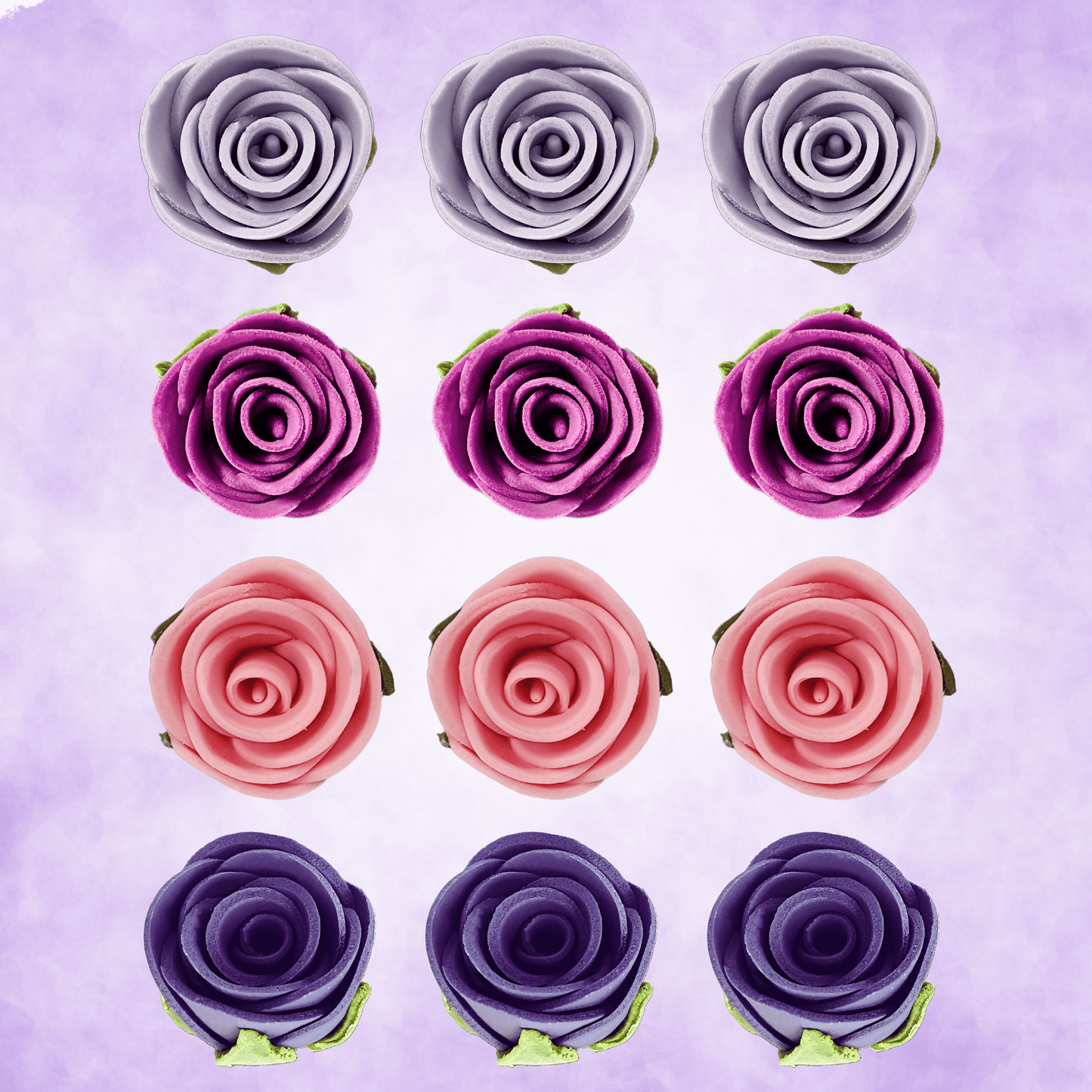 Ombre- 4 | Edible Sugar Roses Topper