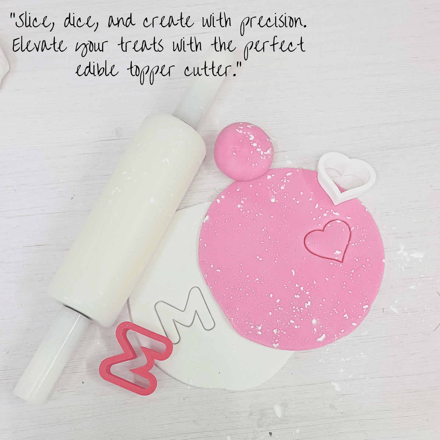 Confect Toppers Cutters | Best Mom Ever Topper Cutter | Fondant Cutter | (MDay-Cutters-06)