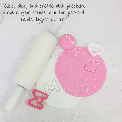 Confect Toppers Cutters | Best Mom Ever Topper Cutter | Fondant Cutter | (MDay-Cutters-06)