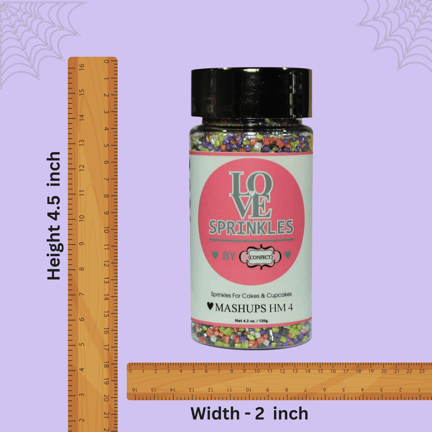 Halloween Sprinkles Mashup HM 7 120 gms