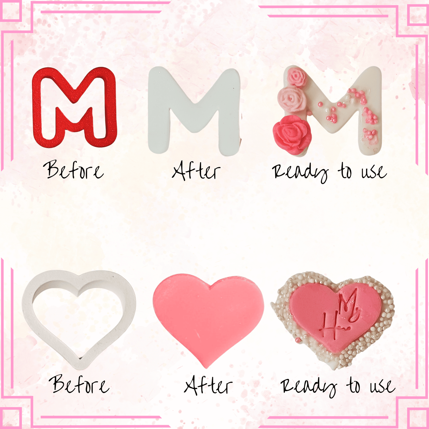 Confect Toppers Cutters | Best Mom Ever Topper Cutter | Fondant Cutter | (MDay-Cutters-06)