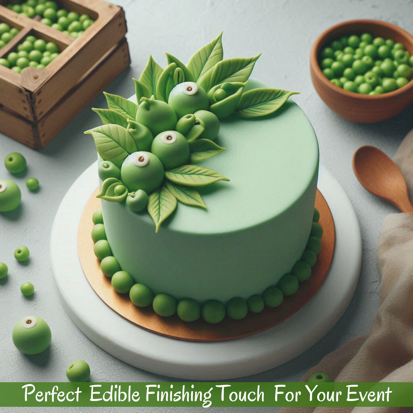 Pea Green Fondant | Edible Sugarpaste 1 Kg