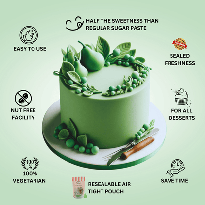 Confect Pea Green Sugarpaste 250 Gms