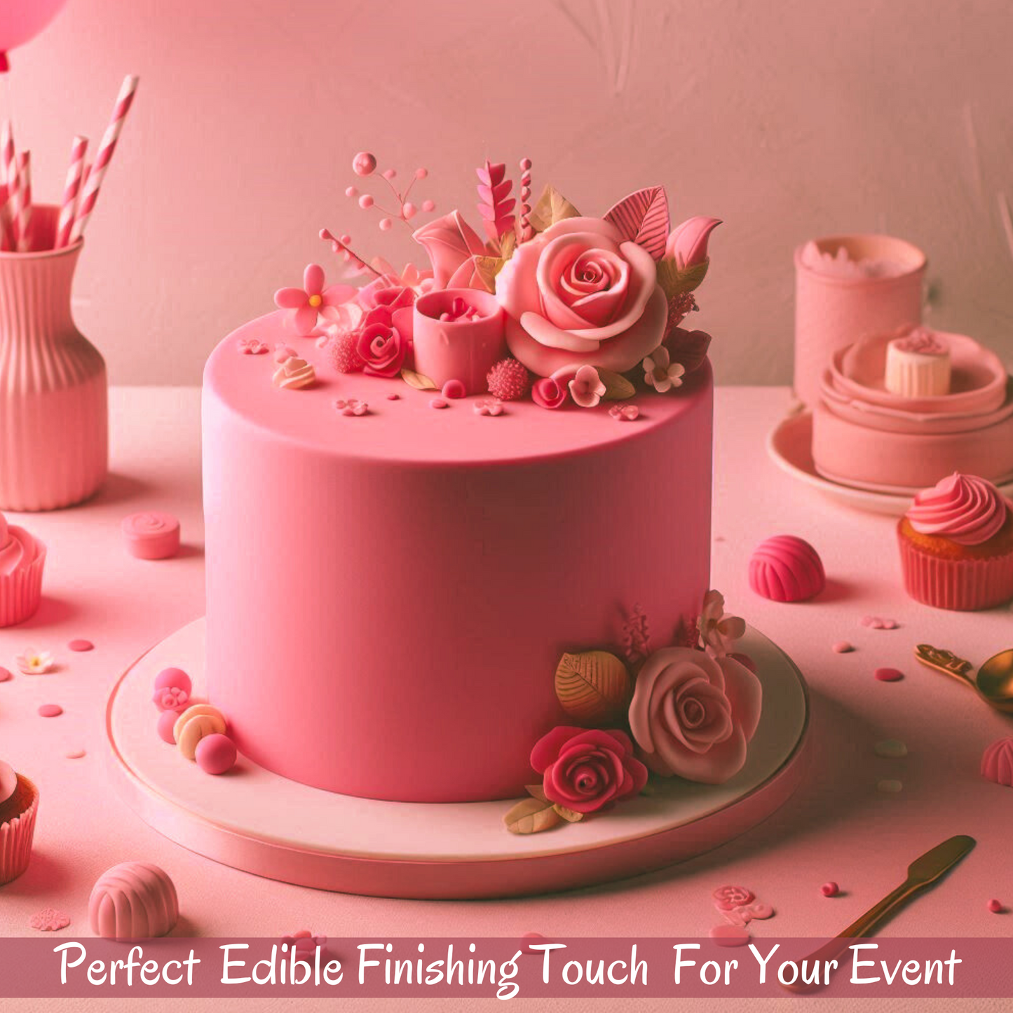 Melon Pink Fondant | Edible Sugarpaste 1 Kg