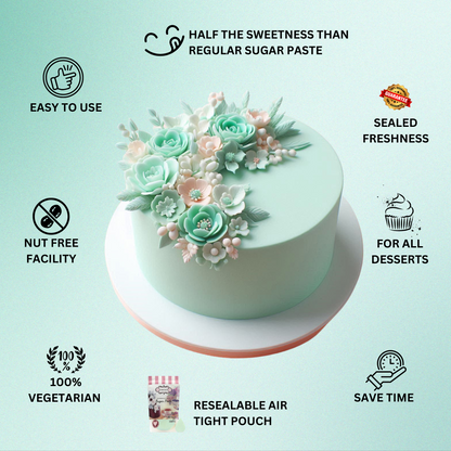 Mint Green Fondant | Edible Sugarpaste 1 Kg