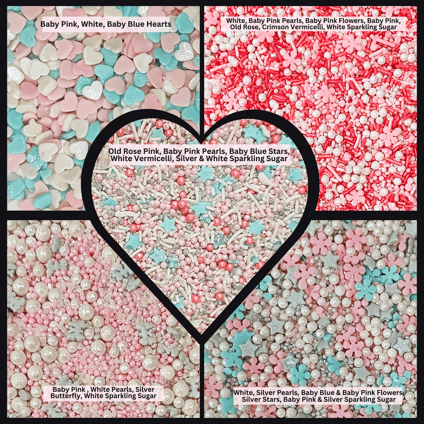 Valentine Sprinkles VS Multipack 17 - 100 gms