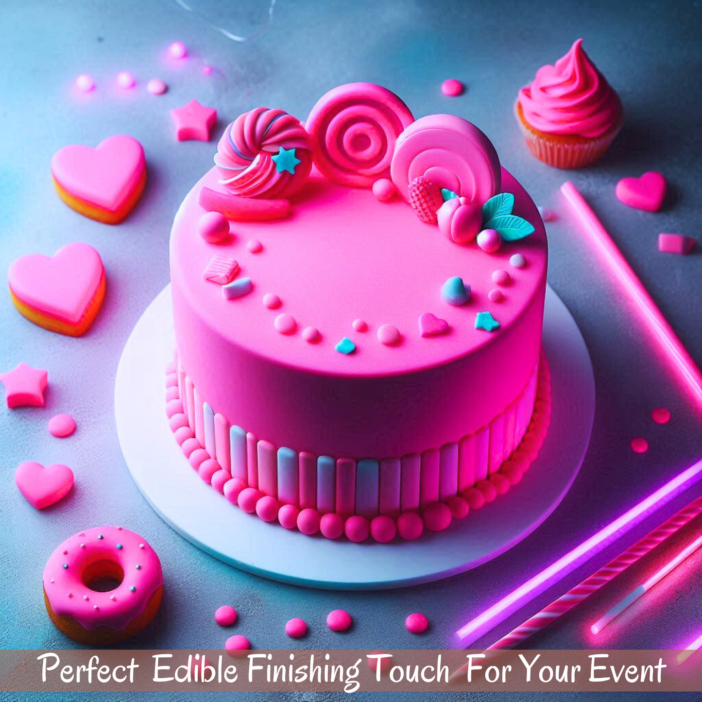 Neon Pink Fondant | Edible Sugarpaste 1 Kg