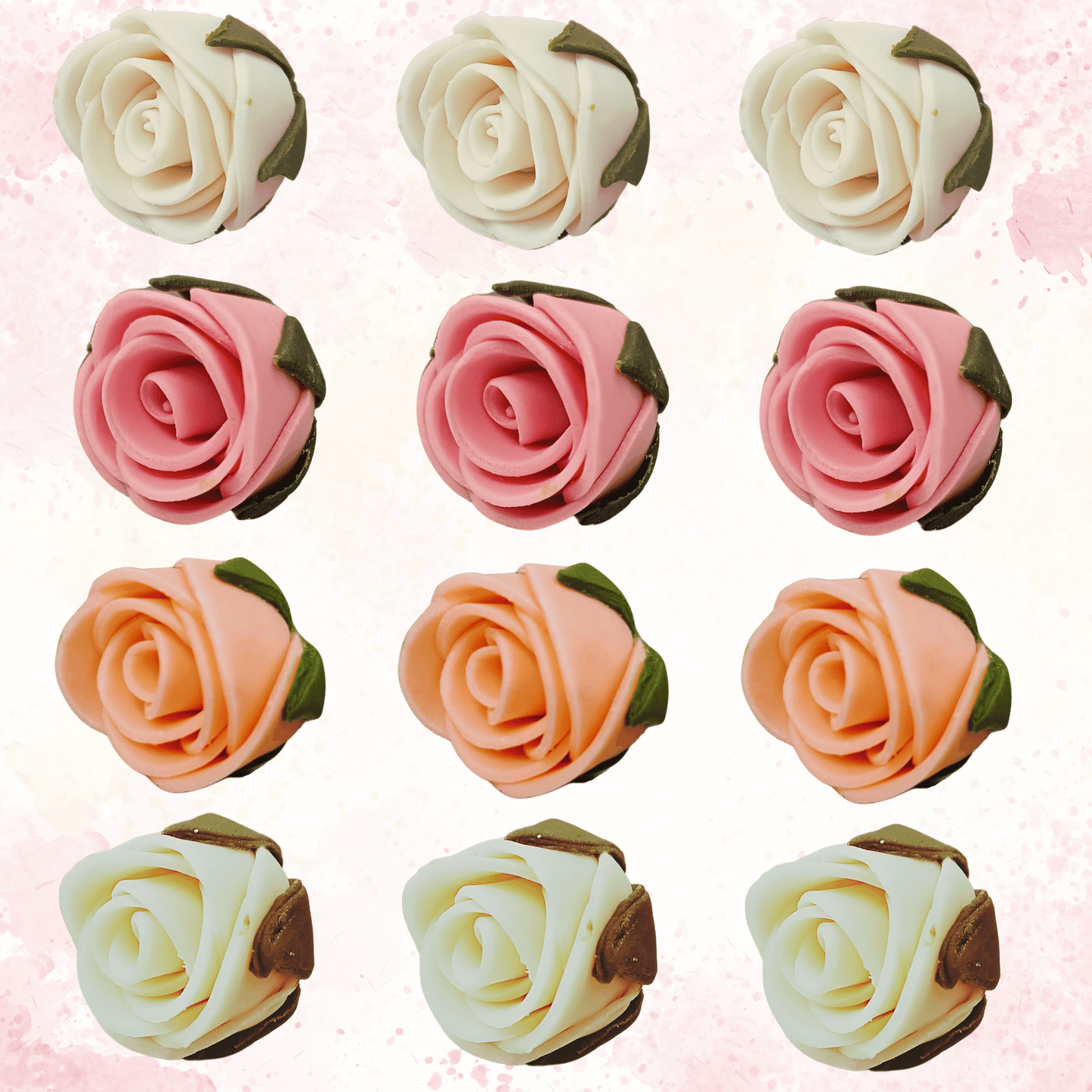 Ombre- 3 | Edible Sugar Roses Topper