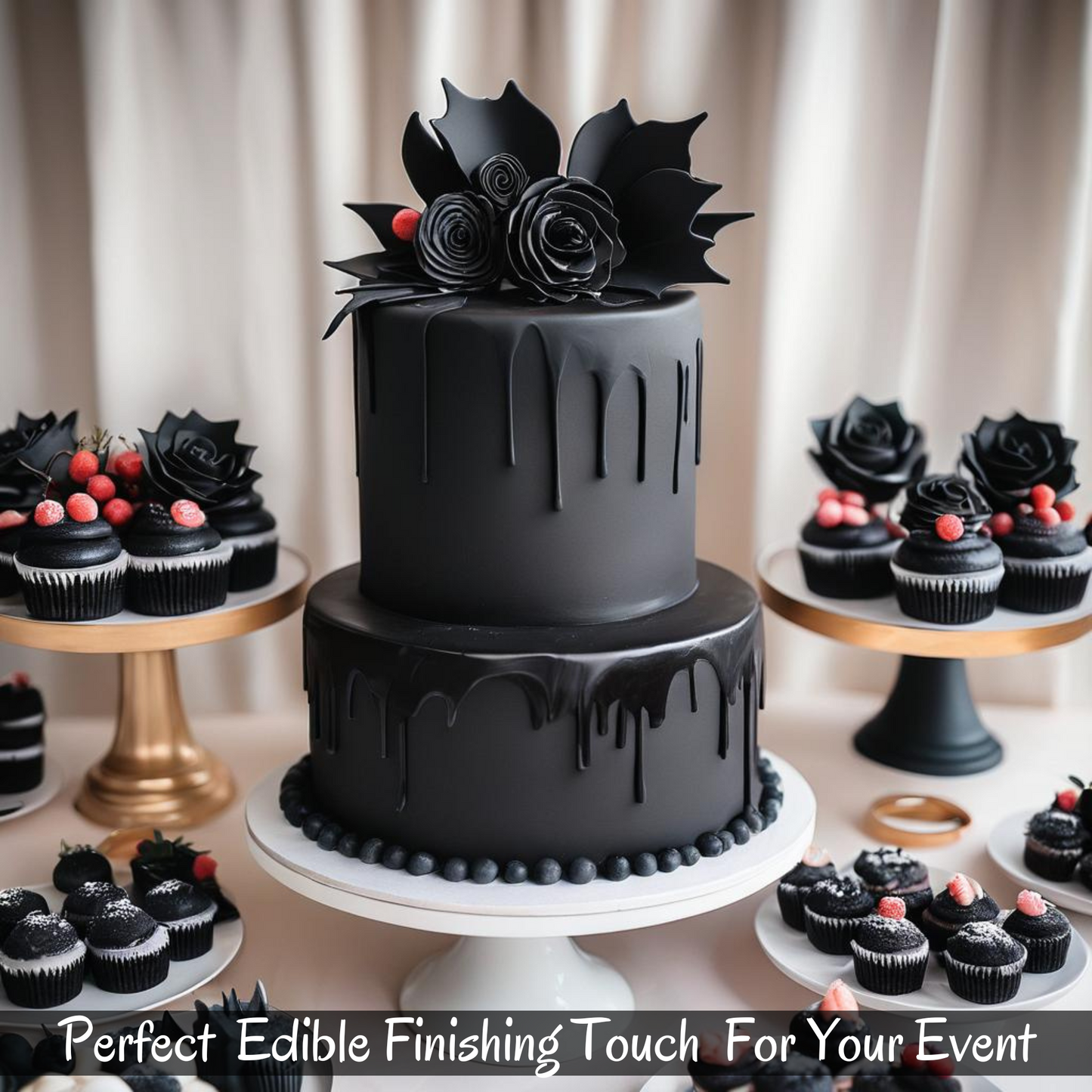 Black Fondant | Edible Sugarpaste 1 Kg