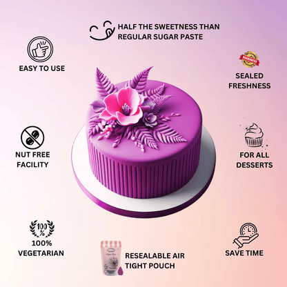 Confect Fuchsia Pink Sugarpaste 250 Gms