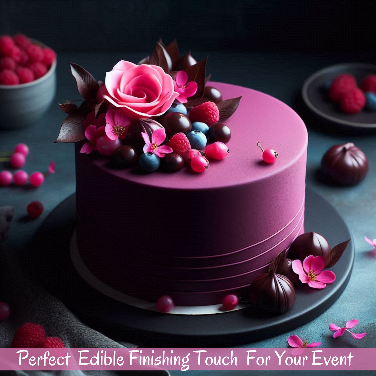 Fuchsia Pink Fondant | Edible Sugarpaste 1 Kg