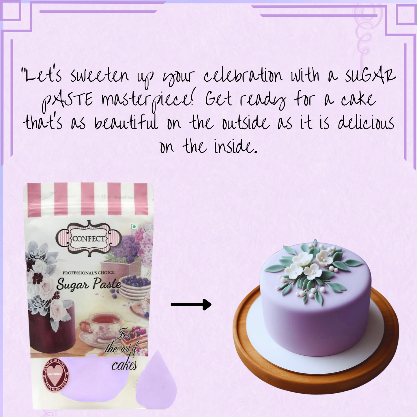 Lavender Fondant | Edible Sugarpaste 1 Kg