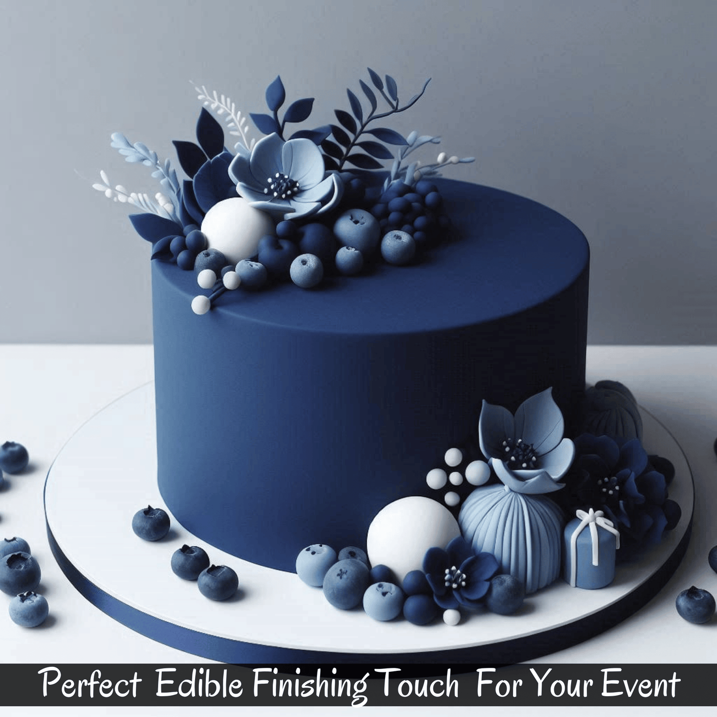 Confect Nightsky Navy Sugar Paste | Edible Fondant Chefs Choice for Cake Decorating - 1 KG (con-13 1 Kg)