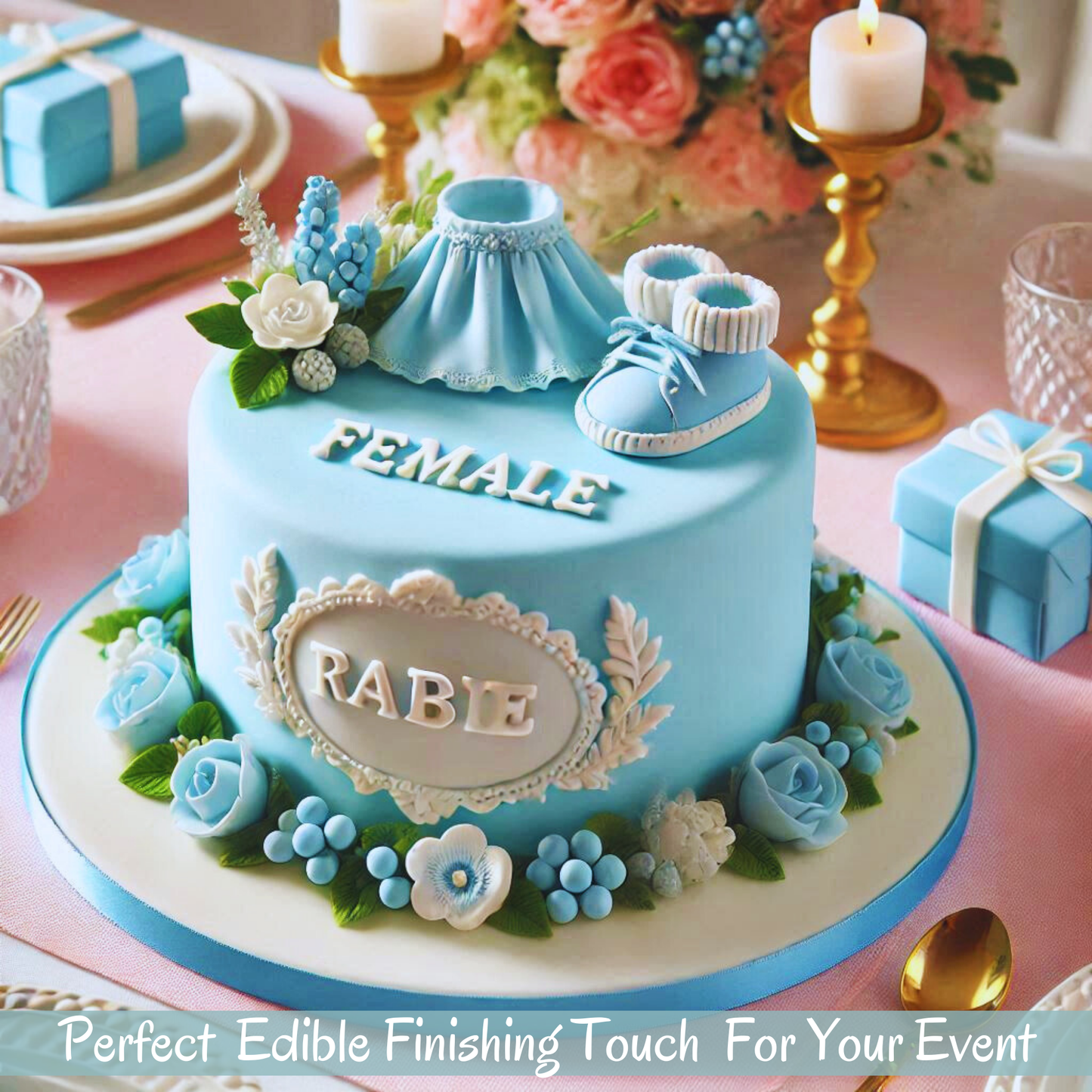 Baby Blue Fondant | Edible Sugarpaste 1 Kg