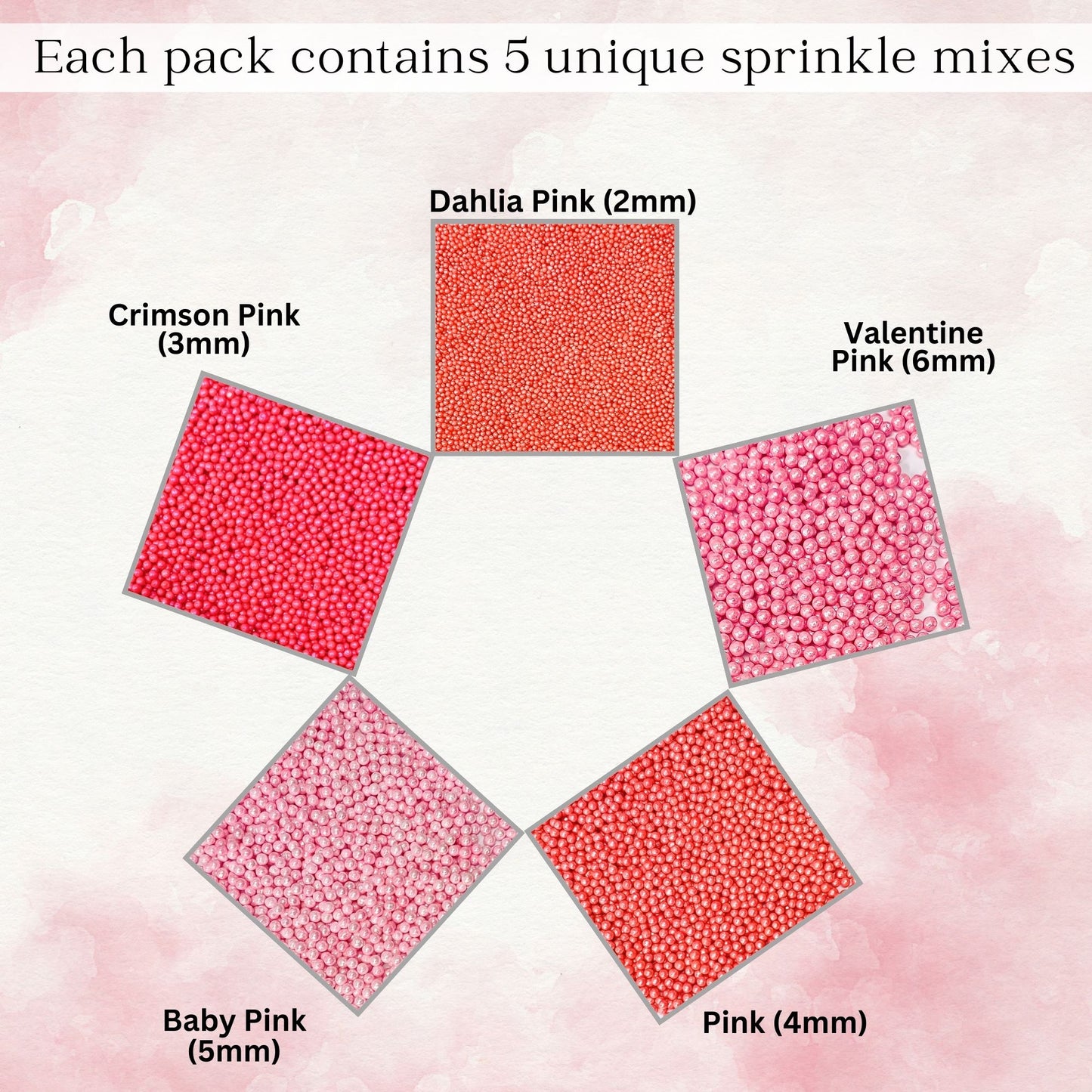 Valentine Sprinkles VS Multipack 01 - 100 gms