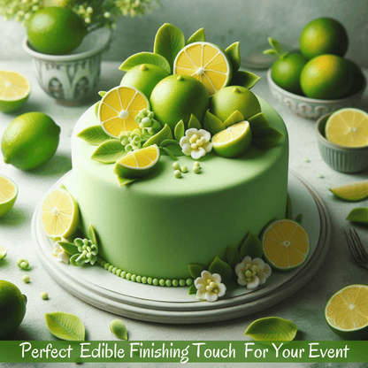 Confect Lime Green Sugar Paste | Edible Fondant Chefs Choice for Cake Decorating - 1 KG (Con-46 1kg)