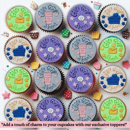 Confect Get Well Soon Toppers for Cakes & Cupcakes | Cake Decorations Supplies - 100 Gms (CT-07)