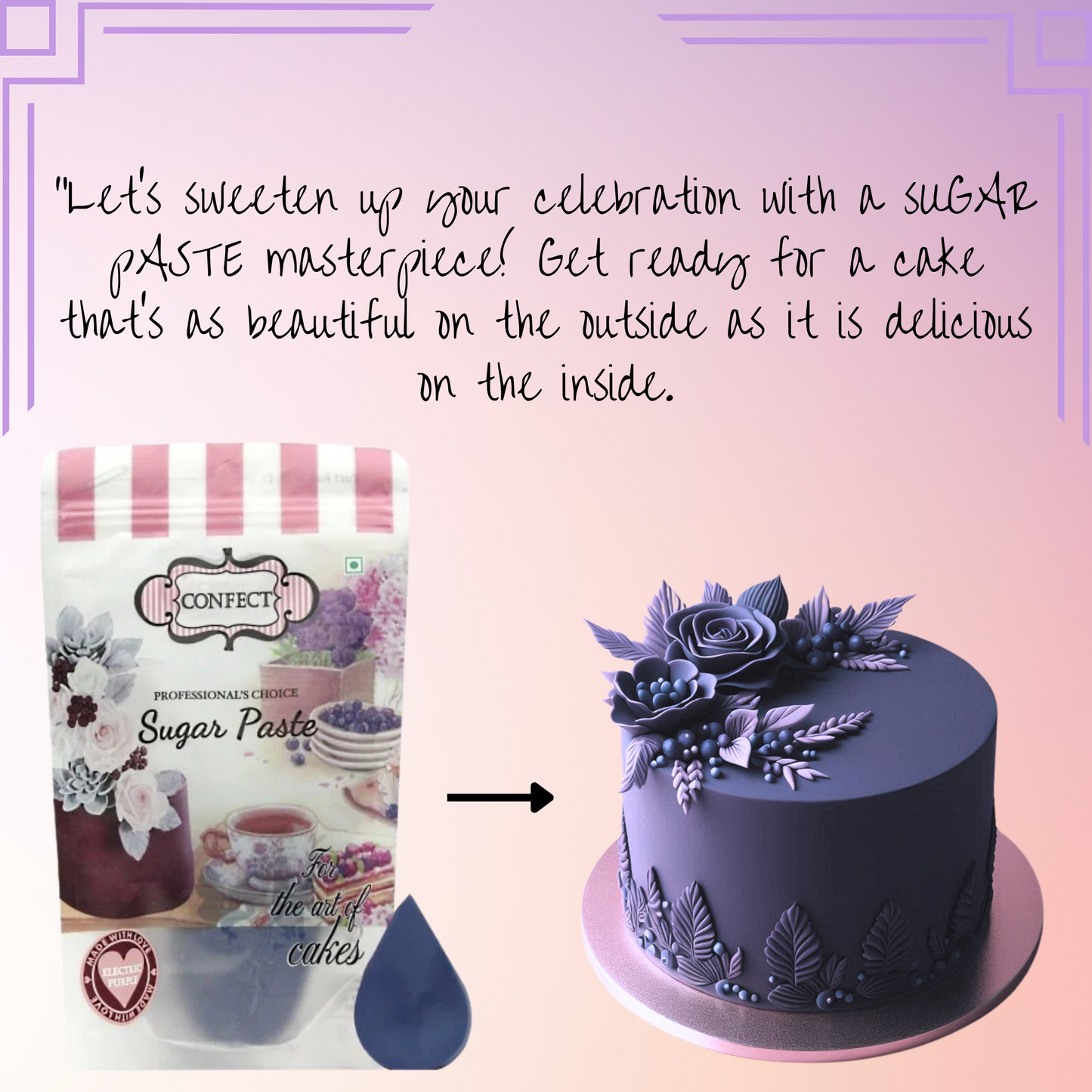 Purple Fondant | Edible Sugarpaste 1 Kg