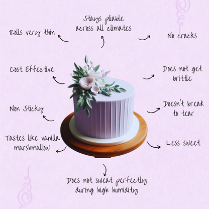 Lavender Fondant | Edible Sugarpaste 1 Kg