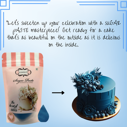 Confect Royal Blue Sugarpaste 250 Gms