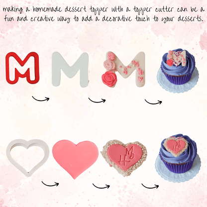 Confect Toppers Cutters | Best Mom Ever Topper Cutter | Fondant Cutter | (MDay-Cutters-06)