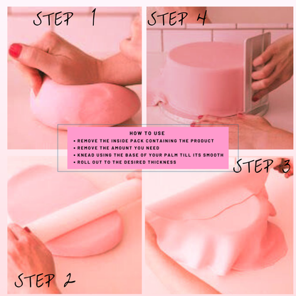 Melon Pink Fondant | Edible Sugarpaste 1 Kg