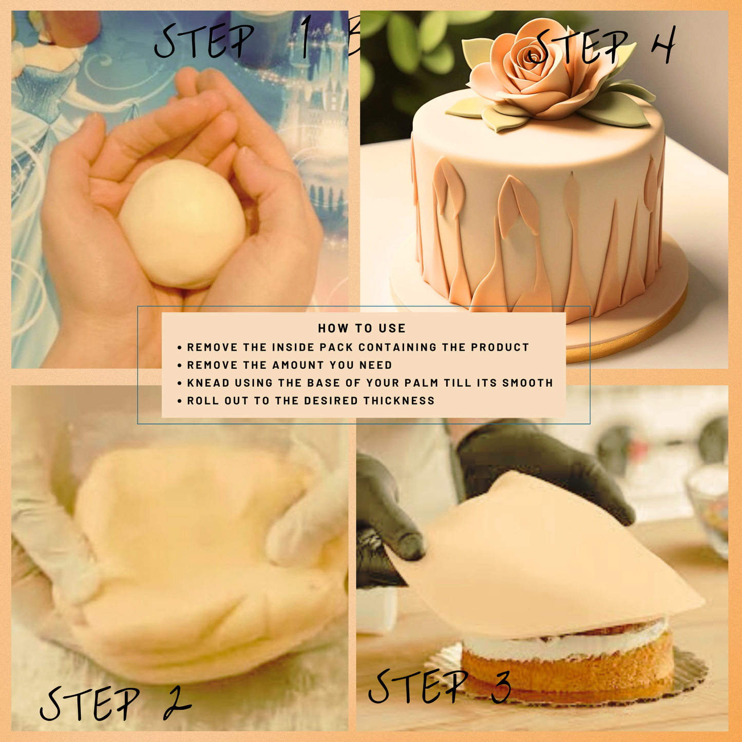 Natural Skin Fondant | Edible Sugarpaste 1 Kg