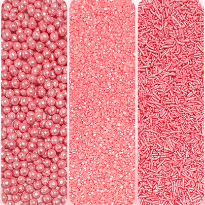 Confect Sprinkles for Cakes & Cupcakes Decoration | USP-27(Baby Pink)