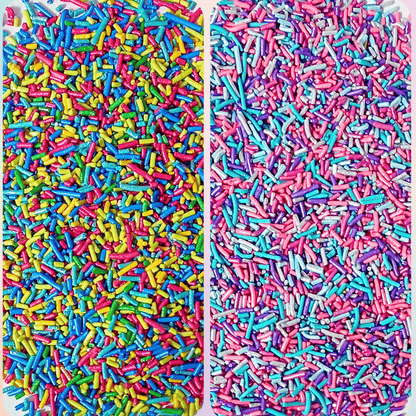 Confect Rainbow Magic Sprinkles | Mix Colourful Celebration Sprinkles For Cake Décor - 140 gms (Rainbow Sprinkles-03)